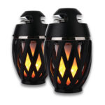 2-Pack Bluetooth Flame Speaker with 5 ft Pole
