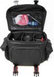 Commander Large Universal DSLR Camera Case Gadget Bag - 11 x 7 x 7 Inches, Black/Red