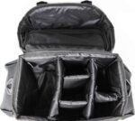 Commander Large Universal DSLR Camera Case Gadget Bag - 11 x 7 x 7 Inches, Black/Red